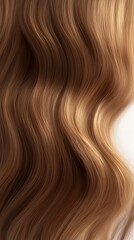 Luxurious flowing golden brown hair texture perfect for beauty, fashion, and cosmetic projects