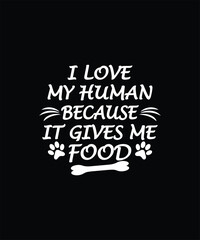 Funny Animal Typography, Pet T-shirt