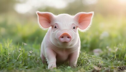 Adorable Pig Pattern: A Charming Design Featuring Cute Pigs Printed On A Background - Perfect For Animal Lovers And Those Who Appreciate Whimsical Art.