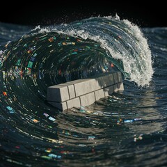 Plastic Pollution Wave