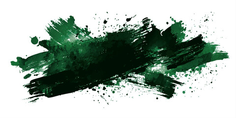 Black paint stroke on transparent background. Bold Black Brush Stroke	