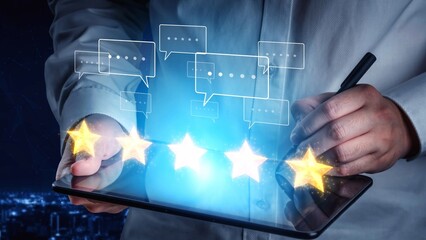 Customer experience review analysis, customer satisfaction improvement, feedback data evaluation,...