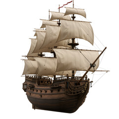 Majestic Wooden Galleon – Symbol of Exploration, Seafaring Heritage, and Bold Adventure