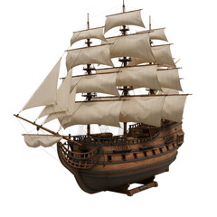 Majestic Wooden Galleon – Symbol of Exploration, Seafaring Heritage, and Bold Adventure