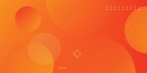 Abstract gradient orange Background Gradient Circle. gradient concepts with circle shape. Dynamic shapes composition. background with circles.