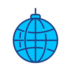 Obraz premium Disco Ball Simple Vector Icon Collection