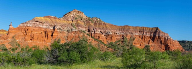 Red Rock Scenic Landscape Palo Duro Canyon Texas