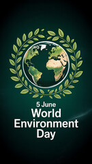 Obraz premium World Environment Day Celebrate Our Planet on June 5th