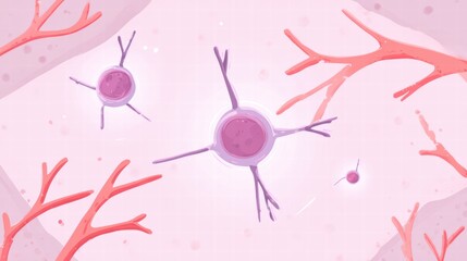 Cortisol stress hormone concept showing impact on human mental and physical health.