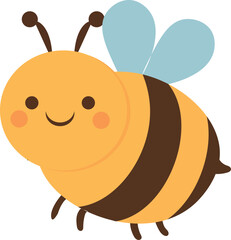 cute bee clipart