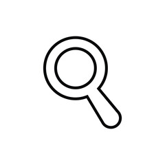 outline search bar icon design