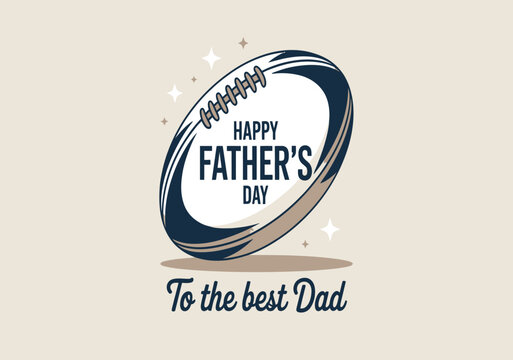 Happy Father’s Day New Zealand Rugby Celebration Sports Tribute