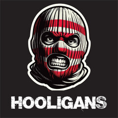 A Vector Illustrator Ultras hooligan Football Fans Logo