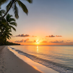Palm Tree Sunrise