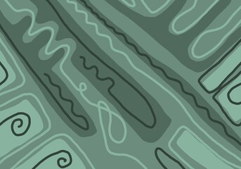 Minimal abstract image for printing. Picture for modern interiors. The picture is painted by hand on a tablet. © neurostructure