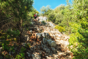 Wanderung auf dem Rundweg der Gorges d'Oppedette in der Provence