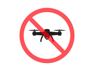 No drone zone, a warning sign forbidding the use of drones in a certain area, drone restricted transparent background