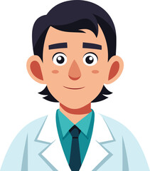 A male doctor cartoon 