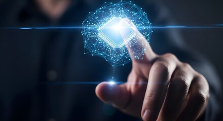 Digital fingerprint scan for biometric security and identity verification technology