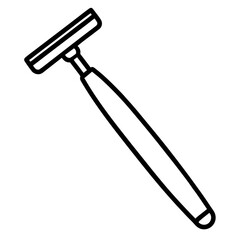 Razor outline vector, a modern razor icon art design, black vector razor outline, black vector of razor, simple razor art