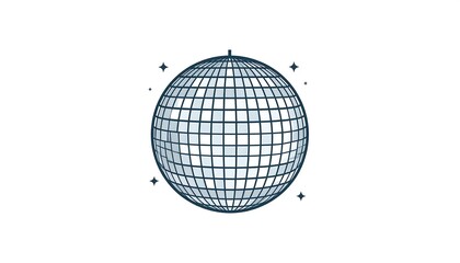 Disco ball graphic design