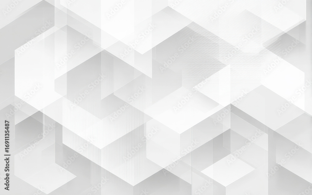 Aufkleber abstract geometric pattern with white hexagonal shapes