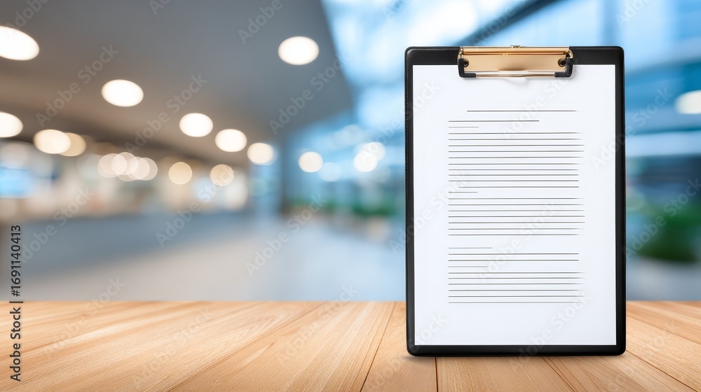 Poster clipboard checklist task management project planning organization productivity office business notes