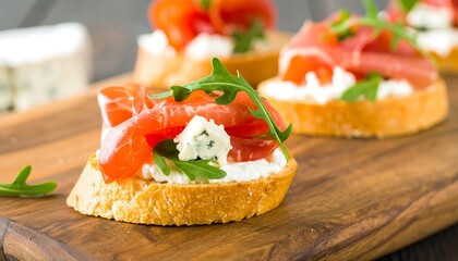 Gourmet Bruschetta Appetizers