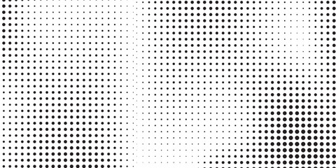 Background with monochrome dotted texture. Polka dot pattern template. Background with black dots - stock vector dots background vector dots illustration modern art background