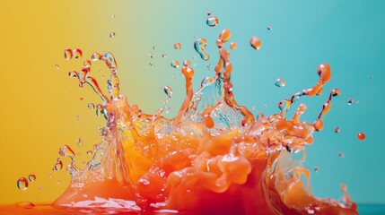 Juice splash vibrant motion lifestyle decorative inspiration modern artistic photography composition stylish arrangement design concept