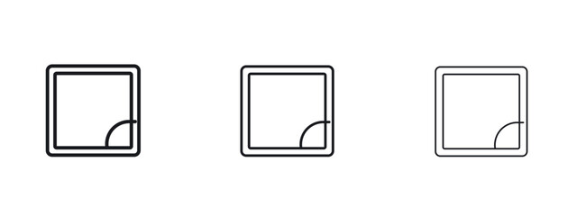 Nicotine patch icon logo vector template. Simple style icons