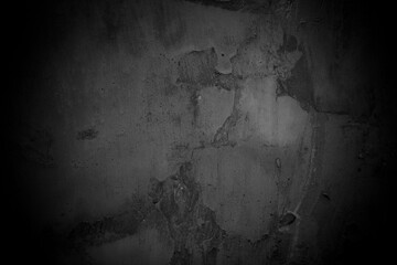 Old wall texture smeared engine oil cement dark black gray  background abstract grey color design are light with white gradient background.