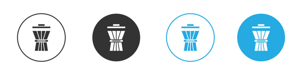 Waste reduction icon vector design pack. symbol logo.