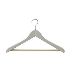 Minimalist wooden clothes hanger for organized closet design and home storage solutions