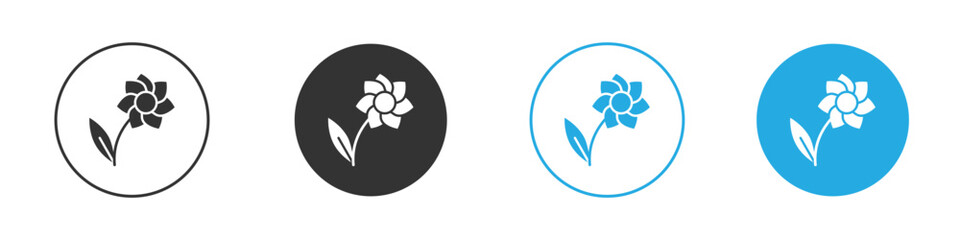 Flower icon vector design pack. symbol logo.