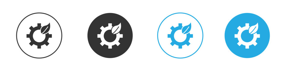 Ecology icon vector design pack. symbol logo.