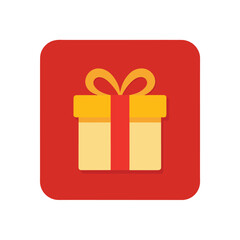 Yellow gift box