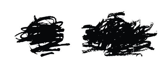 Abstract Scribbled Artwork Symbolizing Mental Health Struggles, Anxiety, and Emotional Turmoil