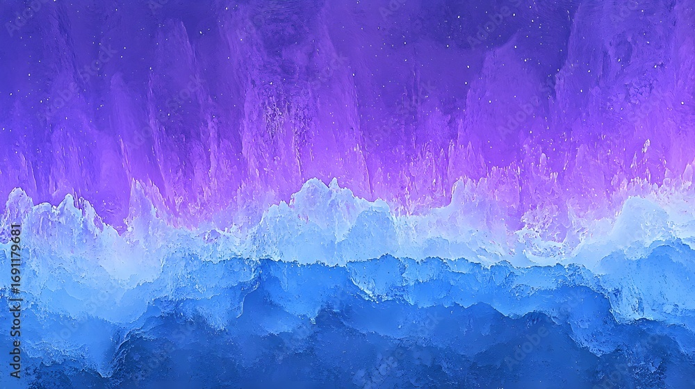 Poster a vibrant abstract display features a seamless flow of water colors. layers of color gradient give a