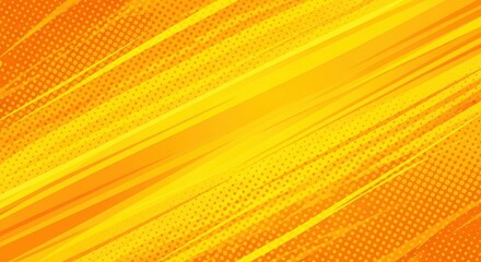 Vibrant orange and yellow diagonal abstract texture background