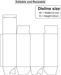 Dieline Layout package design, dieline custom template box design, Custom dieline template format, diecute template and box design.