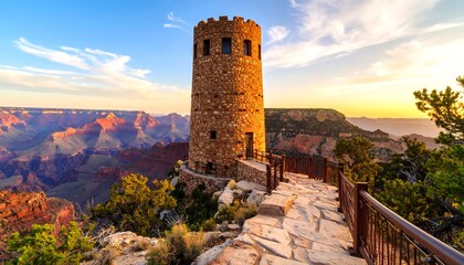 Grand Canyon sunrise lookout tower