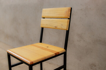 wooden table and chairs