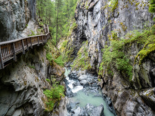 Gorner gorge, Gornerschlucht, Switzerland