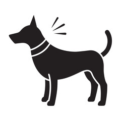graphic icon of a dog