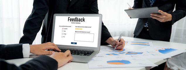 Customer feedback and review analysis by brisk computer software for corporate business
