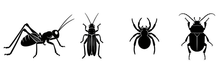 A versatile Vector collection of nature-themed glyph icons, this set features diverse elements like mountains, sun, moon, and wildlife.