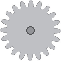 Interlocking Gear Wheels Illustration