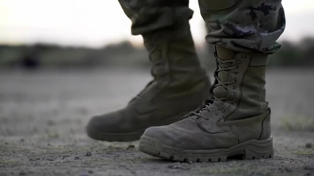 Soldier's Boots: A Ground-Level Perspective of Duty