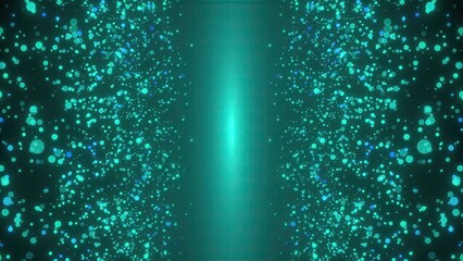 2 particle walls. Computer generated 3d render